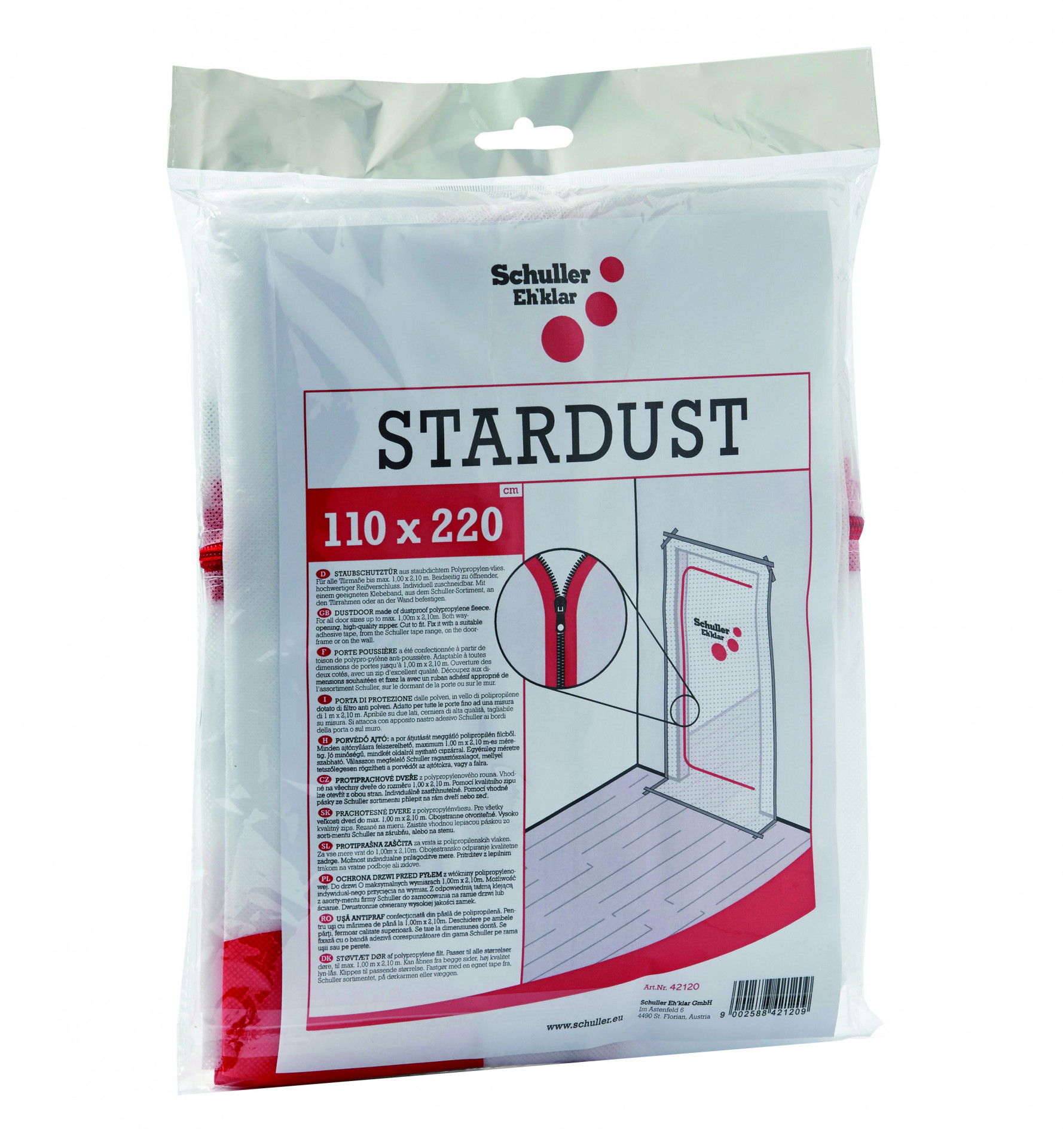 Schuller STARDUST porvédő ajtó, 1.1 m x 2.2 m termék fő termékképe