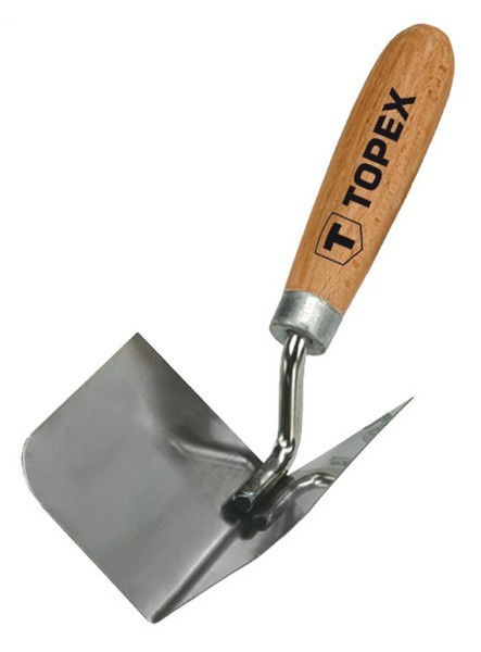 Topex 13A830 kőműves kanál belső sarkokhoz, 80x60 mm termék fő termékképe