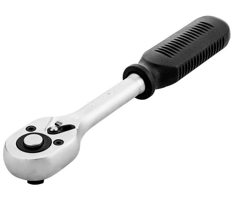 Topex 38D522 racsnis hajtókar, 3/8"-os, 24-fogú, CrV acél, 210 mm termék fő termékképe