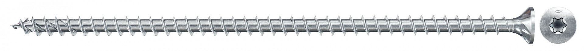 Fischer FPF II CTF 8.0 x 350 BC 50 süllyesztett fejű, kékre horganyzott, végigmenetes szerkezetépítő csavar TX behajtással, 50 db/csomag termék fő termékképe