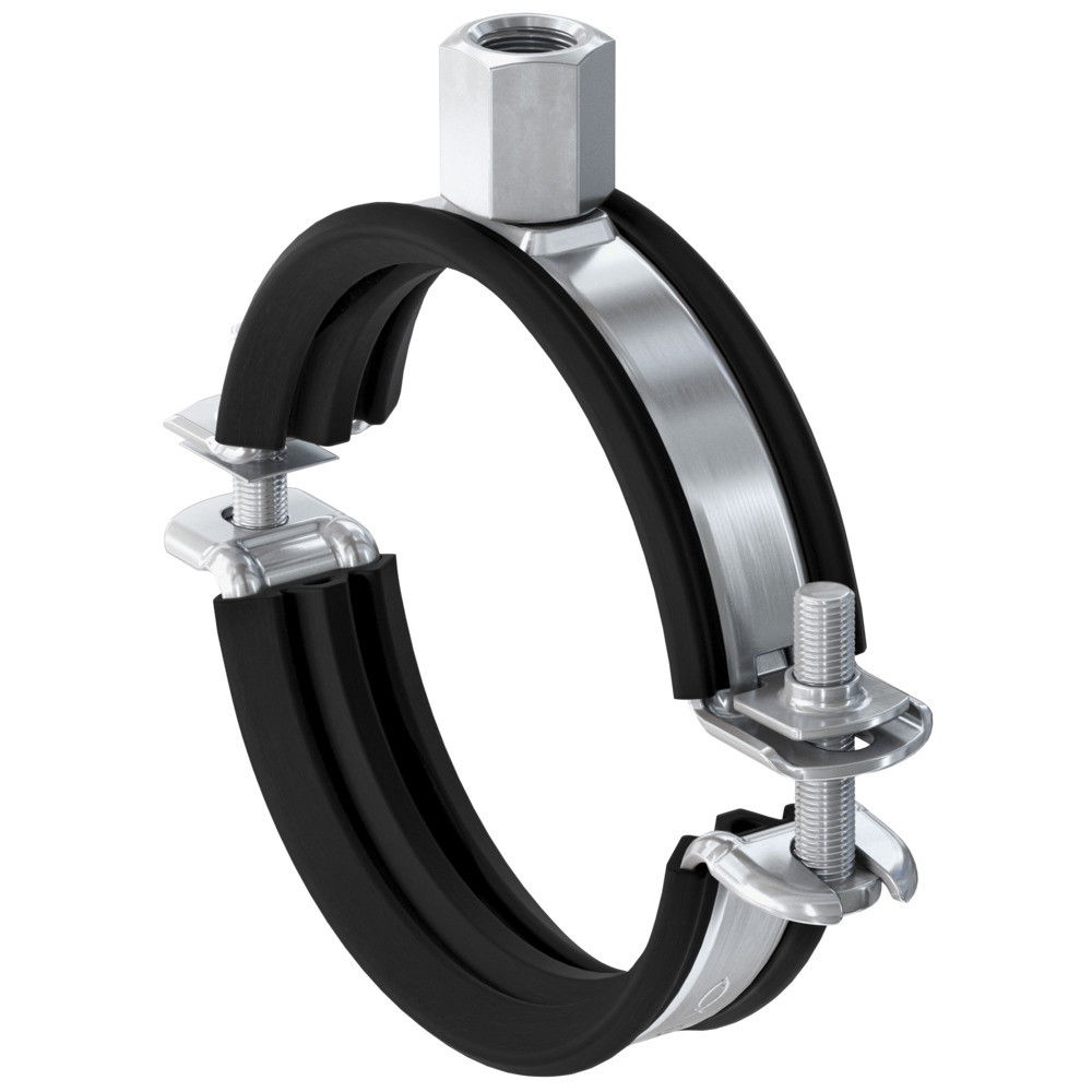 Fischer FRS-L 175 - 183 M8 / M10 kétcsavaros gumibetétes csőbilincs, 15 db/csomag termék fő termékképe